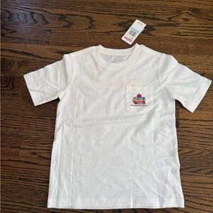 Vineyard Vines Kids White Tee with Logo